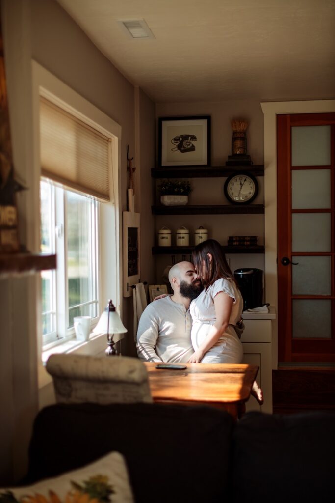 Cozy In Home Couples Session