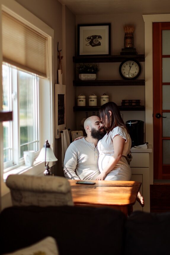 Cozy In Home Couples Session